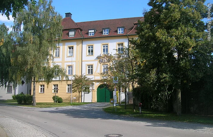 Ansicht auf das Deutschordenschloss in Absberg.