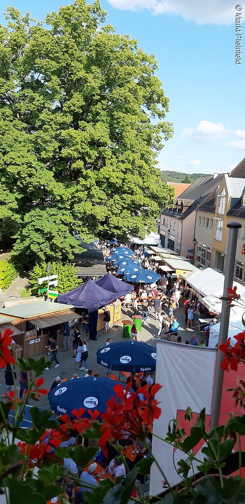 Blick über das Bürgerfest